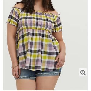 Torrid off shoulder top